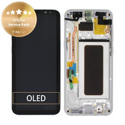 Samsung Galaxy S8 Plus G955F - LCD zaslon + zaslon osjetljiv na dodir + okvir (Arctic Silver) - GH97-20470B, GH97-20564B, GH97-20565B Originalni servisni paket