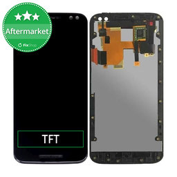 Motorola Moto X Style XT1572 - LCD zaslon + steklo na dotik + okvir (Black) TFT