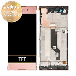 Sony Xperia XA1 G3121 - LCD zaslon + steklo na dotik + okvir (Pink) - 78PA9100030, 78PA9100070 Genuine Service Pack