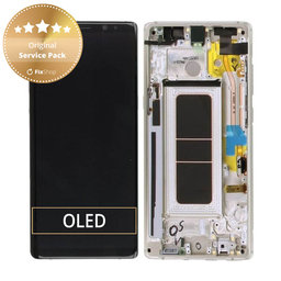 Samsung Galaxy Note 8 N950F - LCD zaslon + zaslon osjetljiv na dodir + okvir (javorovo zlato) - GH97-21065D, GH97-21066D originalni servisni paket