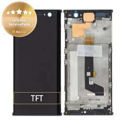 Sony Xperia XA2 H4113 - LCD zaslon + steklo na dotik + okvir (Black) - 78PC0600020 Genuine Service Pack