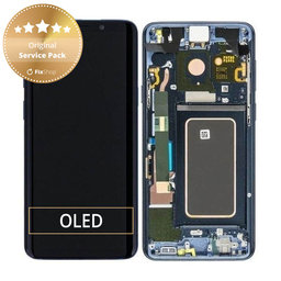 Samsung Galaxy S9 Plus G965F, G965FD - LCD zaslon + zaslon osjetljiv na dodir + okvir (koraljno plava) - GH97-21691D, GH97-21722D, GH97-21692D Originalni servisni paket