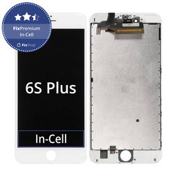 Apple iPhone 6S Plus - LCD zaslon + zaslon osjetljiv na dodir + okvir (bijeli) In-Cell FixPremium