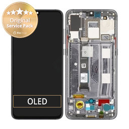 Xiaomi Mi 9 - LCD zaslon + steklo na dotik + okvir (Piano Black) - 560610095033 Genuine Service Pack