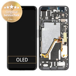 Google Pixel 4 XL - LCD zaslon + steklo na dotik + okvir - 20GC20W0013 Genuine Service Pack