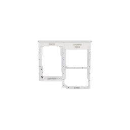 Samsung Galaxy A41 A415F - SIM + SD ladica (Prism Crush Silver) - GH98-45275C Genuine Service Pack