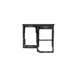 Samsung Galaxy A41 A415F - SIM + SD ladica (Prism Crush Black) - GH98-45275A Genuine Service Pack