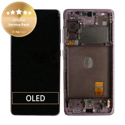 Samsung Galaxy S20 FE G780F - LCD zaslon + zaslon osjetljiv na dodir + okvir (Cloud Lavender) - GH82-24219C, GH82-24220C, GH82-31328C, GH82-31329C Originalni servisni paket