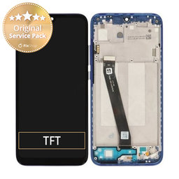 Xiaomi Redmi 7 - LCD zaslon + steklo na dotik + okvir (Comet Blue) - 561010028033, 5600050F6L00, 561010017033 Genuine Service Pack