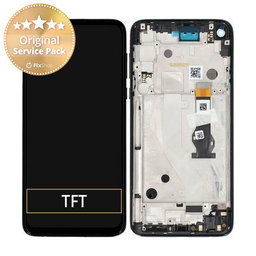 Motorola Moto G Pro - LCD zaslon + steklo na dotik + okvir (Mystic Indigo) - 5D18C16909 Genuine Service Pack