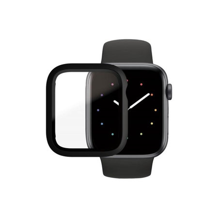 PanzerGlass - Tempered Glass Full Body AB za Apple Watch 4, 5, 6, SE (1. gen) & SE (2. gen) 44 mm, crno