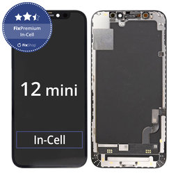 Apple iPhone 12 Mini - LCD zaslon + zaslon osjetljiv na dodir + okvir In-Cell FixPremium