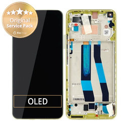 Xiaomi Mi 11 Lite 5G - LCD zaslon + steklo na dotik + okvir (Citrus Yellow) - 56000J00K900, 56000500K900 Genuine Service Pack