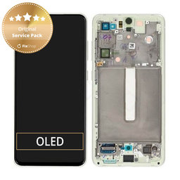 Samsung Galaxy S21 FE G990B - LCD zaslon + zaslon osjetljiv na dodir + okvir (zeleni) - GH82-26414C, GH82-26420C, GH82-26590C Originalni servisni paket