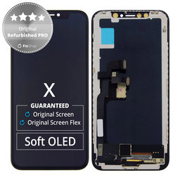 Apple iPhone X - LCD zaslon + zaslon osjetljiv na dodir + okvir Original Refurbished PRO