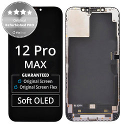 Apple iPhone 12 Pro Max - LCD zaslon + zaslon osjetljiv na dodir + okvir Original Refurbished PRO