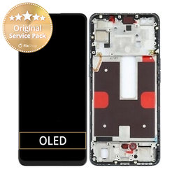 Oppo Reno 4 4G - LCD zaslon + steklo na dotik + okvir - REF-OppoR401 Genuine Service Pack