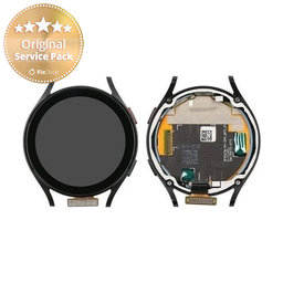 Samsung Galaxy Watch 4 44 mm R870 R875 - LCD zaslon + zaslon osjetljiv na dodir + okvir (crni) - GH97-26410A Originalni servisni paket