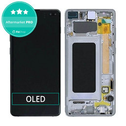 Samsung Galaxy S10 Plus G975F - LCD zaslon + zaslon osjetljiv na dodir + okvir (Prism Black) OLED