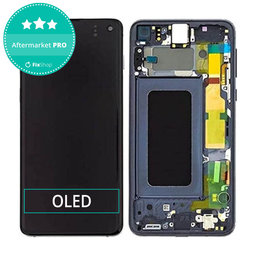 Samsung Galaxy S10e G970F - LCD zaslon + zaslon osjetljiv na dodir + okvir (Prism Black) OLED