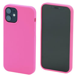 FixPremium - Silikonska maska za iPhone 12 mini, magenta