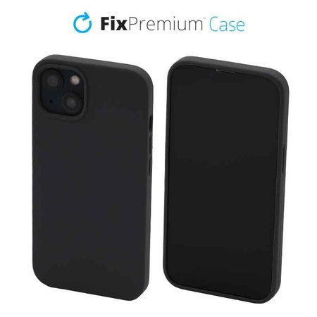 FixPremium - Silikonski ovitek za iPhone 13, space grey