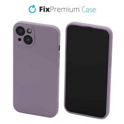 FixPremium - Silikonski ovitek za iPhone 13, vijoličen