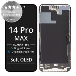 Apple iPhone 14 Pro Max - LCD zaslon + zaslon osjetljiv na dodir + okvir Original Refurbished PRO