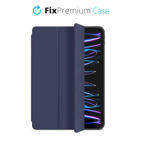 FixPremium - Silikonska preklopna torbica za iPad Pro 11" (3., 4. generacija), plava