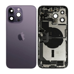 Apple iPhone 14 Pro Max - Stražnje Maska s malim dijelovima (tamnoljubičasto)