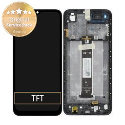 Xiaomi Redmi A1 220733SI, 220733SG - LCD zaslon + steklo na dotik + okvir (Black) - 5600010C3S00 Genuine Service Pack