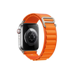 FixPremium - Remen Alpine Loop za Apple Watch (42, 44, 45 & 49 mm), narančasta