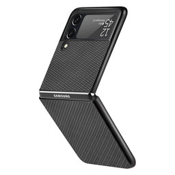 FixPremium - Maska Carbon za Samsung Galaxy Z Flip 3, crna