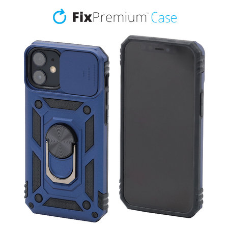 FixPremium - Maska CamShield za iPhone 12 mini, plava