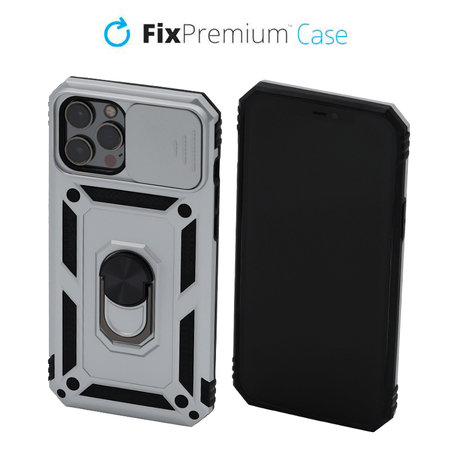 FixPremium - Maska CamShield za iPhone 12 Pro Max, bijela