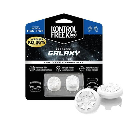 FixPremium - PS4/PS5 Extended Controller Grip Caps - Set 2 kom, bijeli