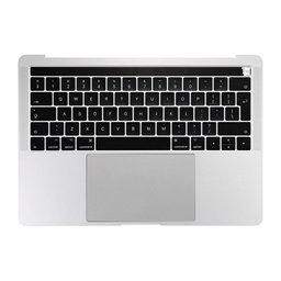 Apple MacBook Pro 13" A1706 (kasno 2016. - Sredina 2017.) - Gornji okvir tipkovnice + tipkovnica UK + mikrofon + trackpad + zvučnici (srebrni)