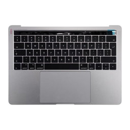 Apple MacBook Pro 13" A1706 (kasno 2016. - Sredina 2017.) - Gornji okvir tipkovnice + tipkovnica UK + mikrofon + trackpad + zvučnici (Space Gray)