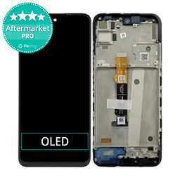 Motorola Moto G71 XT2169 - LCD zaslon + zaslon osjetljiv na dodir + okvir (željezno crni) OLED