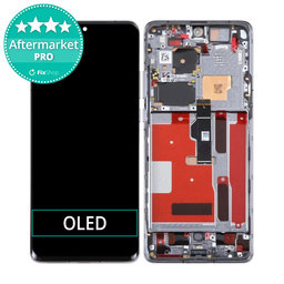 Huawei P50 Pro JAD-AL50 JAD-LX9 - LCD zaslon + zaslon osjetljiv na dodir + okvir (crni) OLED