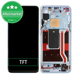 OnePlus 8T - LCD zaslon + steklo na dotik + okvir (Black) TFT