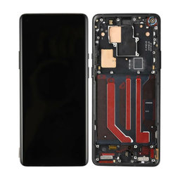 OnePlus 8 Pro - LCD zaslon + zaslon osjetljiv na dodir + okvir (crni) OLED