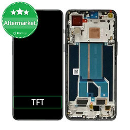 OnePlus Nord 2T CPH2399 CPH2401 - LCD zaslon + zaslon osjetljiv na dodir + okvir (crni) TFT