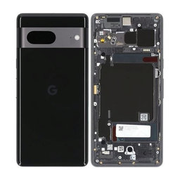 Google Pixel 7 GVU6C GQML3 - Zadnje ohišje (obsidian) - G949-00329-01 Genuine Service Pack