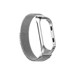 FixPremium - Milanese Loop pašček za Xiaomi Mi Band (5/6/7/7 NFC), srebrn