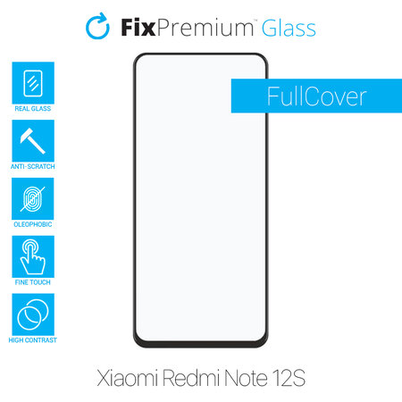 FixPremium FullCover Glass - Kaljeno staklo za Xiaomi Redmi Note 12S