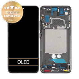 Xiaomi 13 Pro - LCD zaslon + zaslon osjetljiv na dodir + okvir (Ceramic Black) - Originalni servisni paket