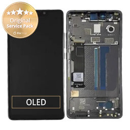 Xiaomi Mi 8 SE - LCD zaslon + steklo na dotik + okvir (siv) - 5601100010B6 Genuine Service Pack