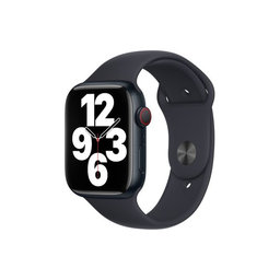 FixPremium - Silikonski remen za Apple Watch (42, 44, 45 & 49 mm), crni