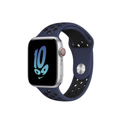 FixPremium - Silikonski sportski remen za Apple Watch (42, 44, 45 & 49 mm), plavi